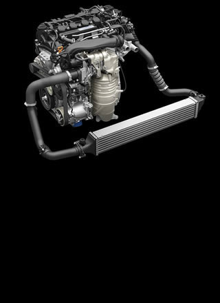  The all-new Honda Civic is powered by a new 1.5-litre Earth Dreams™ DOHC VTEC TURBO engine which delivers 173 PS 1,700~5,500rpm. The turbo-charged power plant delivers the performance comparable of a 2.4-litre engine with fuel efficiency equivalent to a 1.8-litre engine. (A 1.6-litre engine is also available)