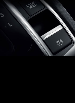 The new Electric Parking Brake (EPB) requires only a pull on a switch at the centre console to engage parking brake and a press on the accelerator  pedal to release it.<br>Auto Brake Hold system when activated, ratain brake pressure when the vehicles comes to a stop, such as at a traffic light or in heavy traffic, to free the driver from continually pressing on the brake pedal.