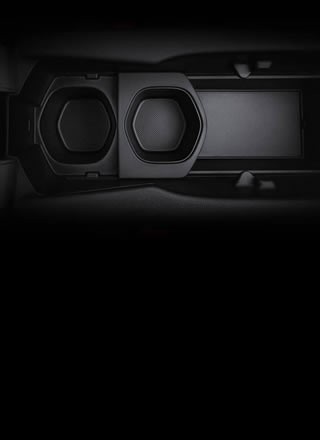 Detachable Cup Holder/ Deep, hidden storage bin