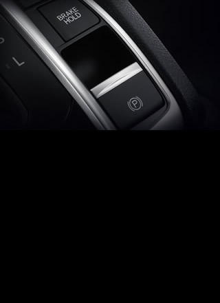 The new Electric Parking Brake (EPB) requires only a pull on a switch at the centre console to engage parking brake and a press on the accelerator  pedal to release it.<br>Auto Brake Hold system when activated, ratain brake pressure when the vehicles comes to a stop, such as at a traffic light or in heavy traffic, to free the driver from continually pressing on the brake pedal.
