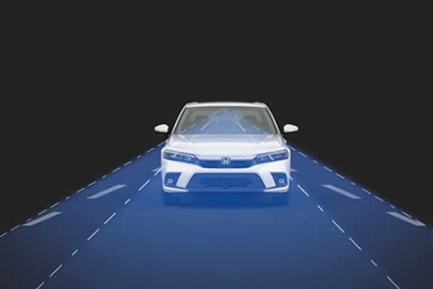 <strong>Adaptive Cruise Control</strong><br />Helps maintain a constant speed by automatically speeding up or slowing down to keep a set following distance behind the car ahead - all without having to keep a foot on the accelerator.