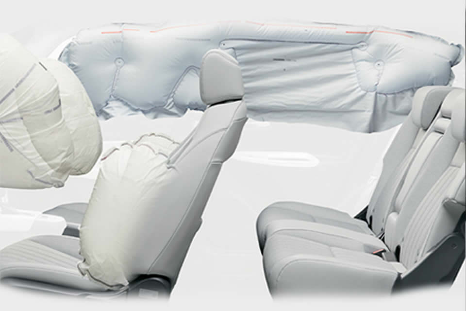 <strong>6 Airbags System</strong><br>As part of the world's first system developed by Honda, six quick-deploying airbags provide advanced passenger protection and injury reduction. 
