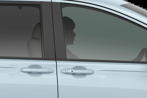 <strong>Smart Keyless Entry</strong><br>Unlock the ease of every ride with seamless door handles and One-Push start.