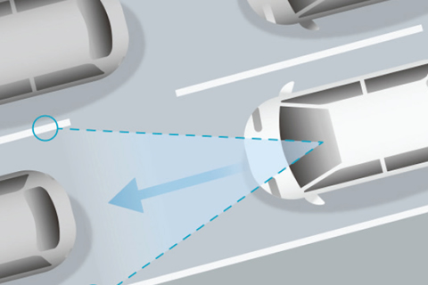 <strong>Traffic Jam Assist (TJA) </strong><br>Autonomous braking and steering keep you safe in traffic.