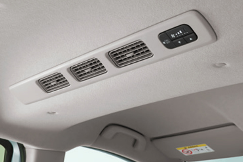 <strong>Rear Ventilation Outlet*</strong><br>Ensure passengers are cool and comfortable throughout the journey.