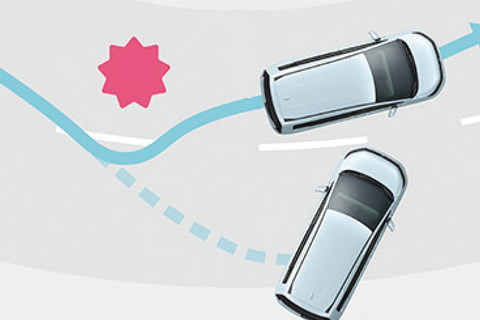 <strong>Vehicle Stability Assist™ (VSA) </strong><br>Stay on track through sharp turns, and maintain traction and stability on slippery roads.