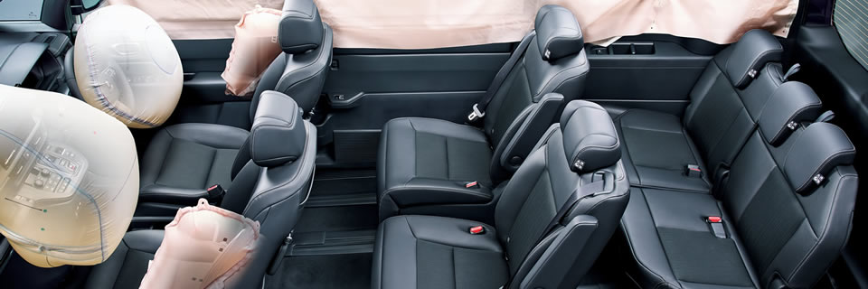 Front/Side/Curtain Airbags