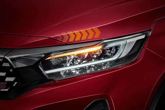LED front combination lamps with DayTime Running Lights and Sequencial Turning Signals