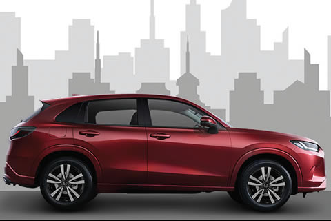 <strong>ENGINE DRIVE MODE</strong><br />The petrol engine drives the wheels, while the high-voltage battery powers the electric motor for added propulsion. Regenerative braking lets the motor recharge the battery.